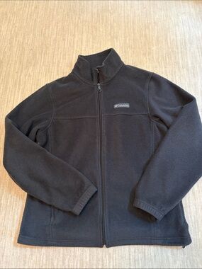 Columbia Men’s Black Full-Zip Fleece Jacket Size M